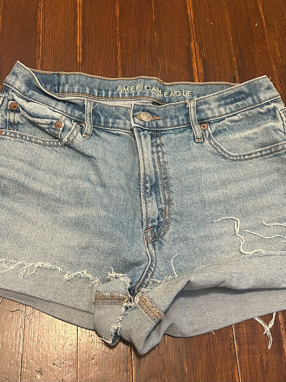 Denim shorts - likely 'Ankle & Cropped'